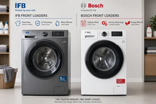 IFB and Bosch front load washing machine service